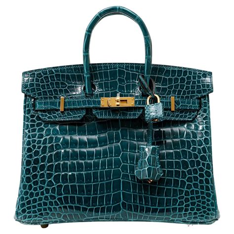 green croc birkin